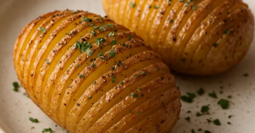 Batata hasselback