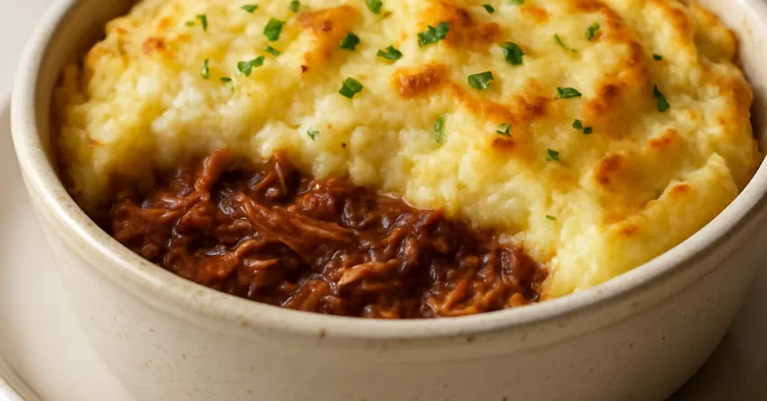 Escondidinho de costela