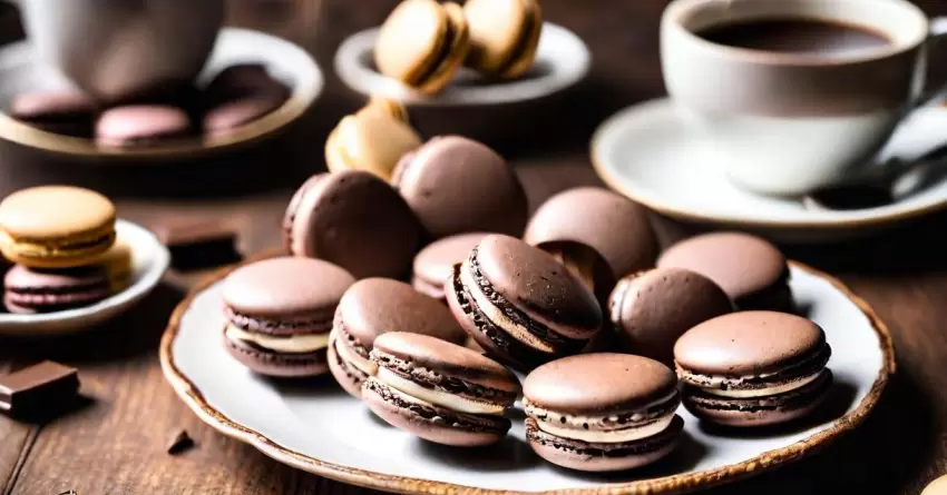 Macaron de Chocolate: Receita Francesa de Doce Delicado e Irresistível