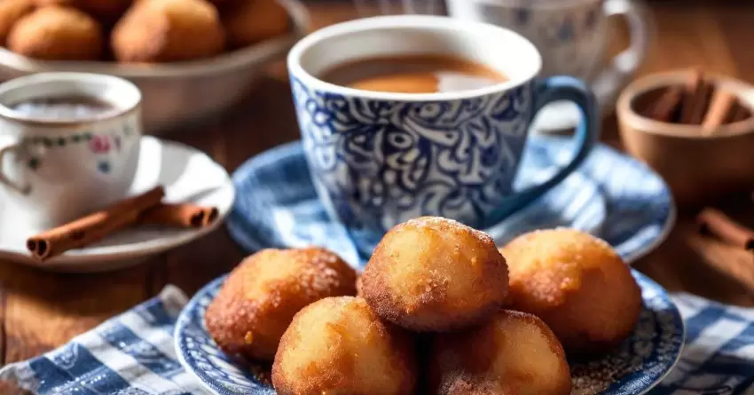 Bolinho de Chuva Sequinho: Receita Crocante e Deliciosa para Acompanhar o Café