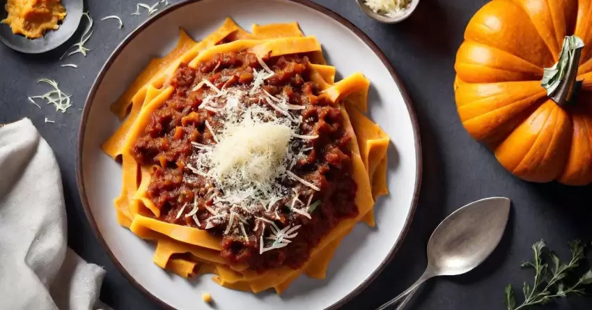 Ragu de Carne com Purê de Abóbora: Uma Receita Saborosa e Confortante