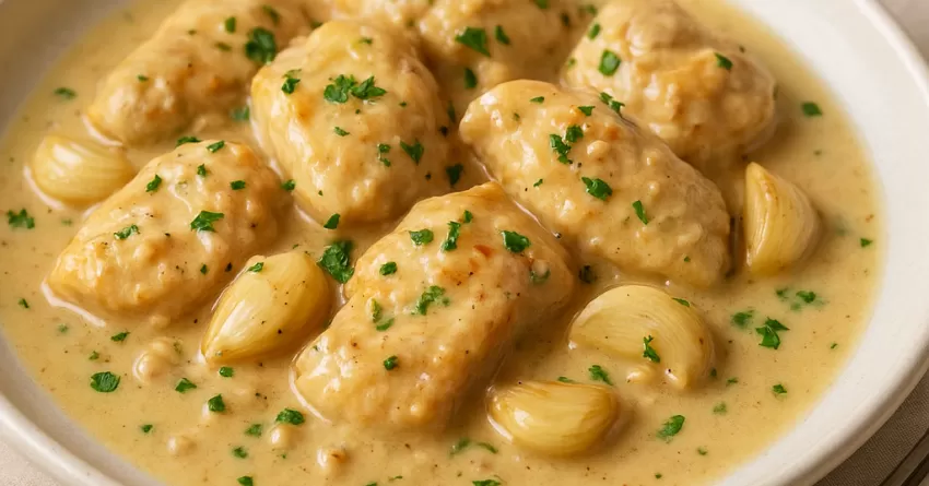 Molho de Frango com Alho