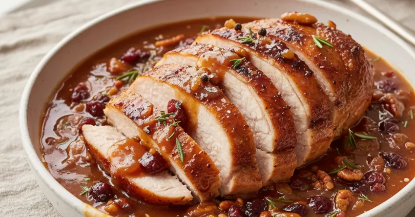 Molho Doce e Salgado com Carne de Peru