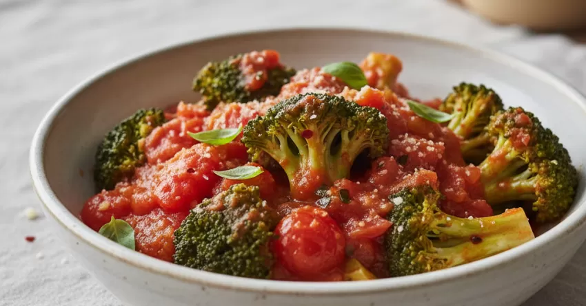 Molho de Brócolis com Tomate