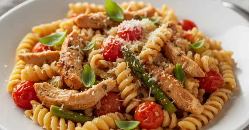 Macarrão com frango